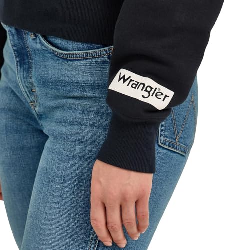 Wrangler Women's Long Live Cowboys Black Sweatshirt2