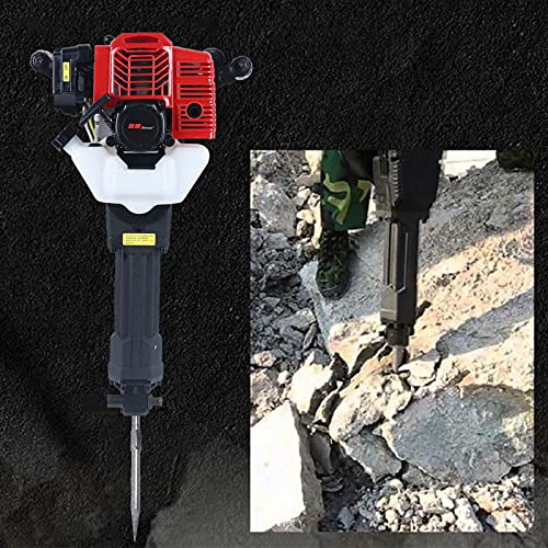 52CC 2-Takt Benzin Abbruchhammer 44mm Einzylinder Meißelhammer Schlaghammer Stemmhammer Demolition Hammer – Bild 6