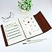 VEESUN Cuaderno de Cuero A5, Retro Libreta de Viaje, Cuaderno Vintage Agenda,...