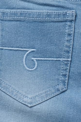Image of Pantaloons Junior Kids Cotton Stretch Blend Jeans | Slim Fit | Mid Rise Waist | Full Length