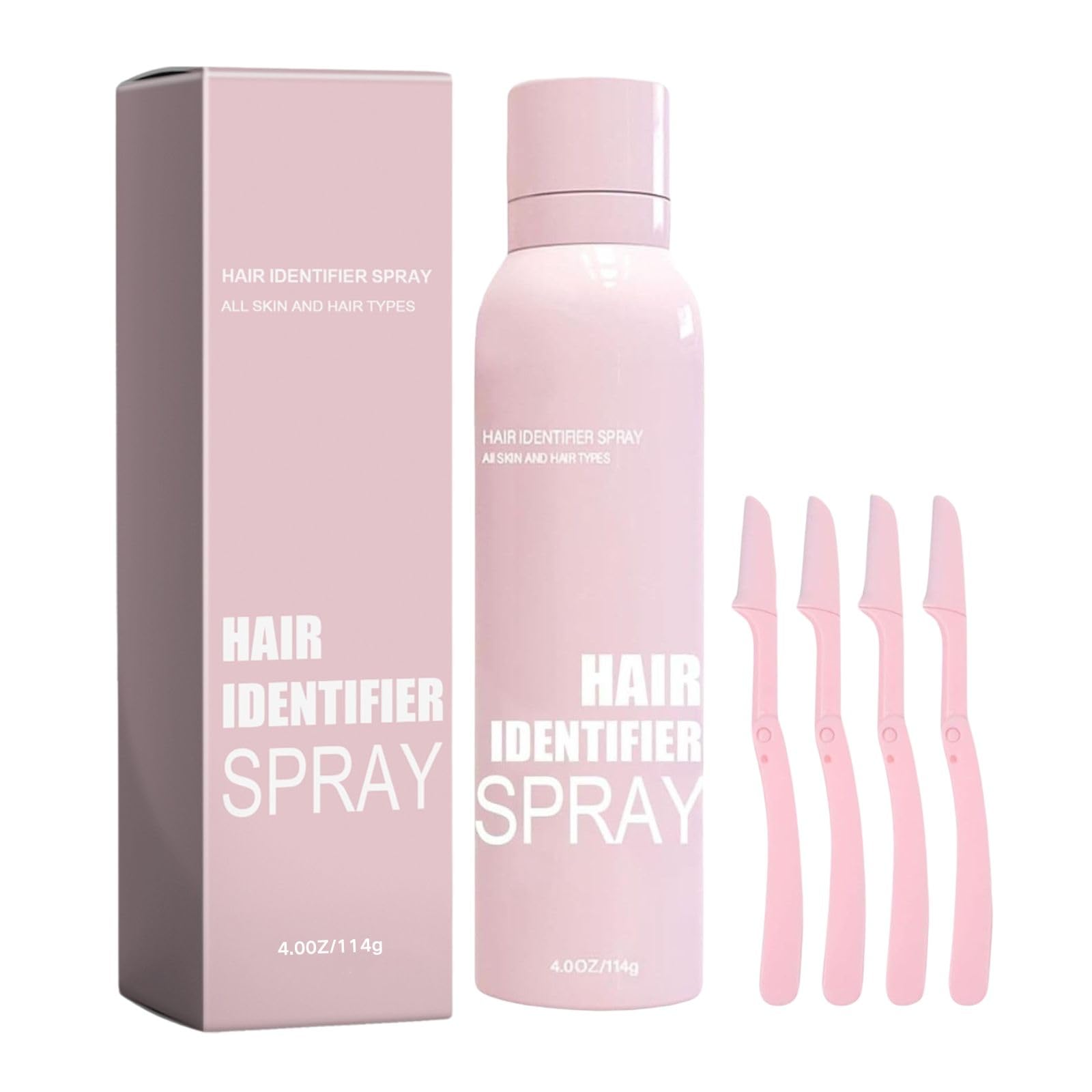 CROOT Hair Identifier Spray for Face Shaving, 2024 New Face Hair Identifying Spray, Moisturizing And Skin Care Dermaplaner Set Spray, Dermaplaning Woman Gifts