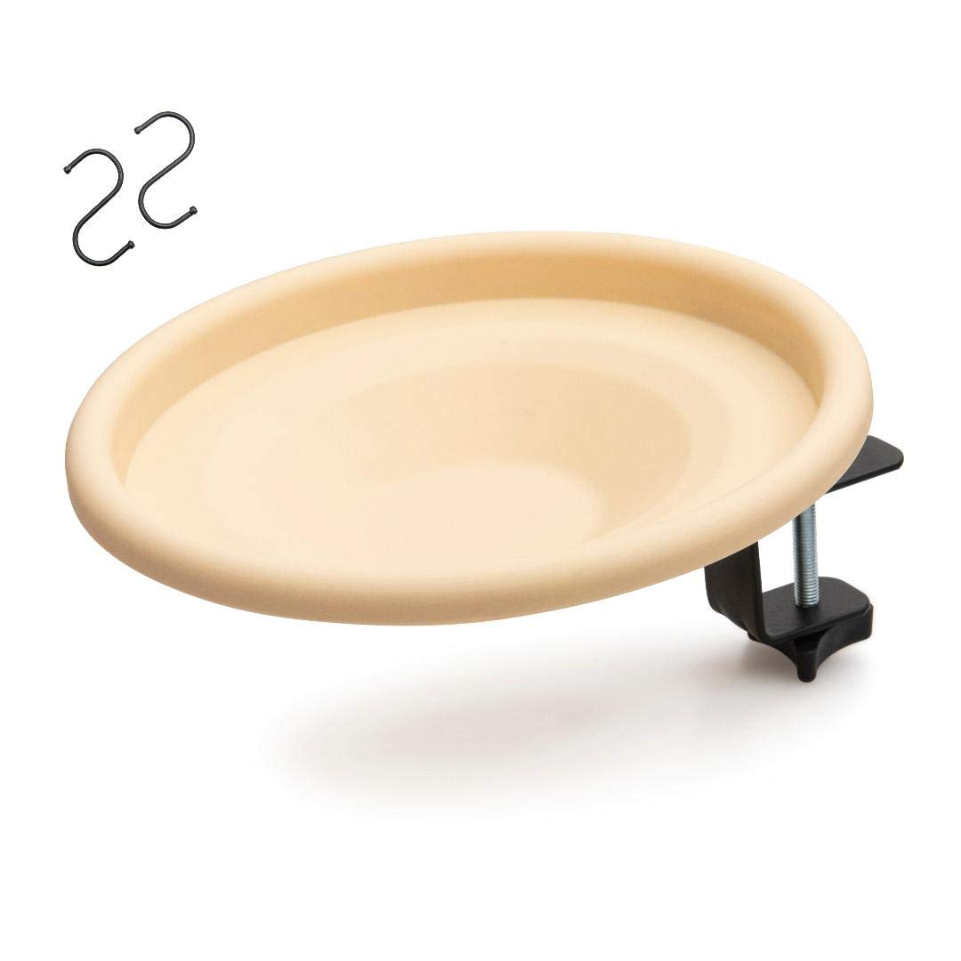 SPLENDIDMODE Deck Mount Bird Bath