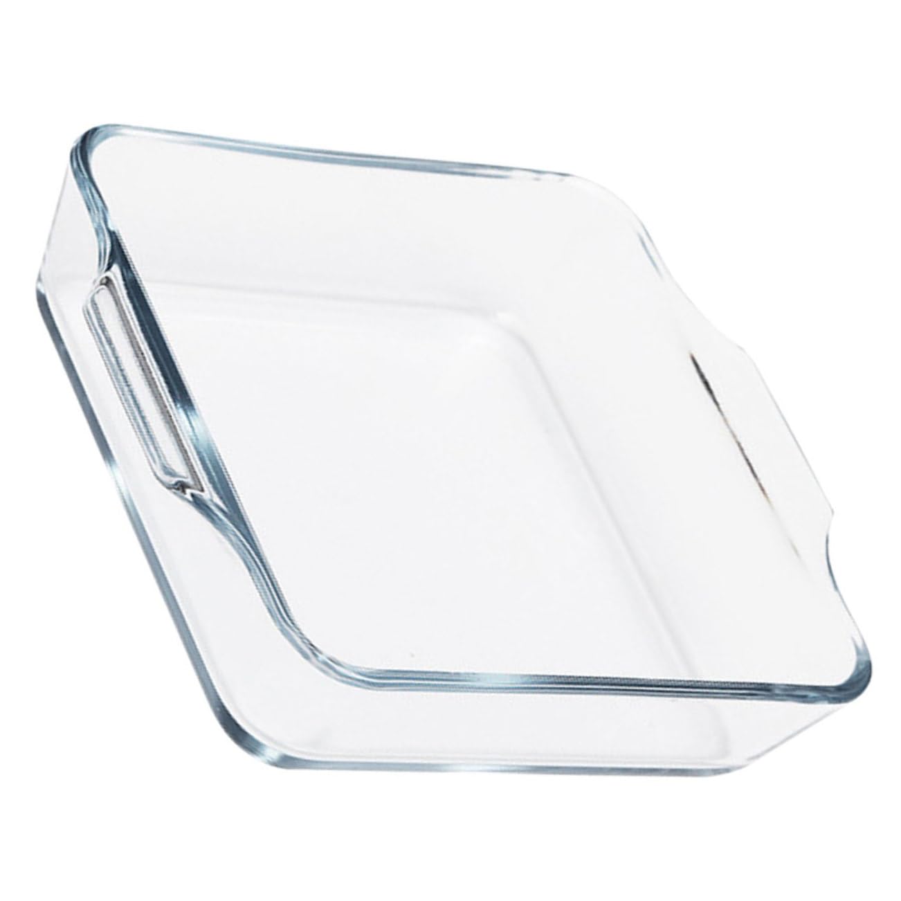 Unomor Baking Dish Double Handles Clear Glass Bakeware for Oven and Microwave Roasting Pan for Casseroles and Pies for Home Use and Special Occasions