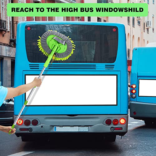 Tidy Monster Microfiber Car Wash Brush Mop Kit Mitt Sponge With Long Handle Car Cleaning Supplies Kit Duster Washing Car Tools Accessories #TOP7