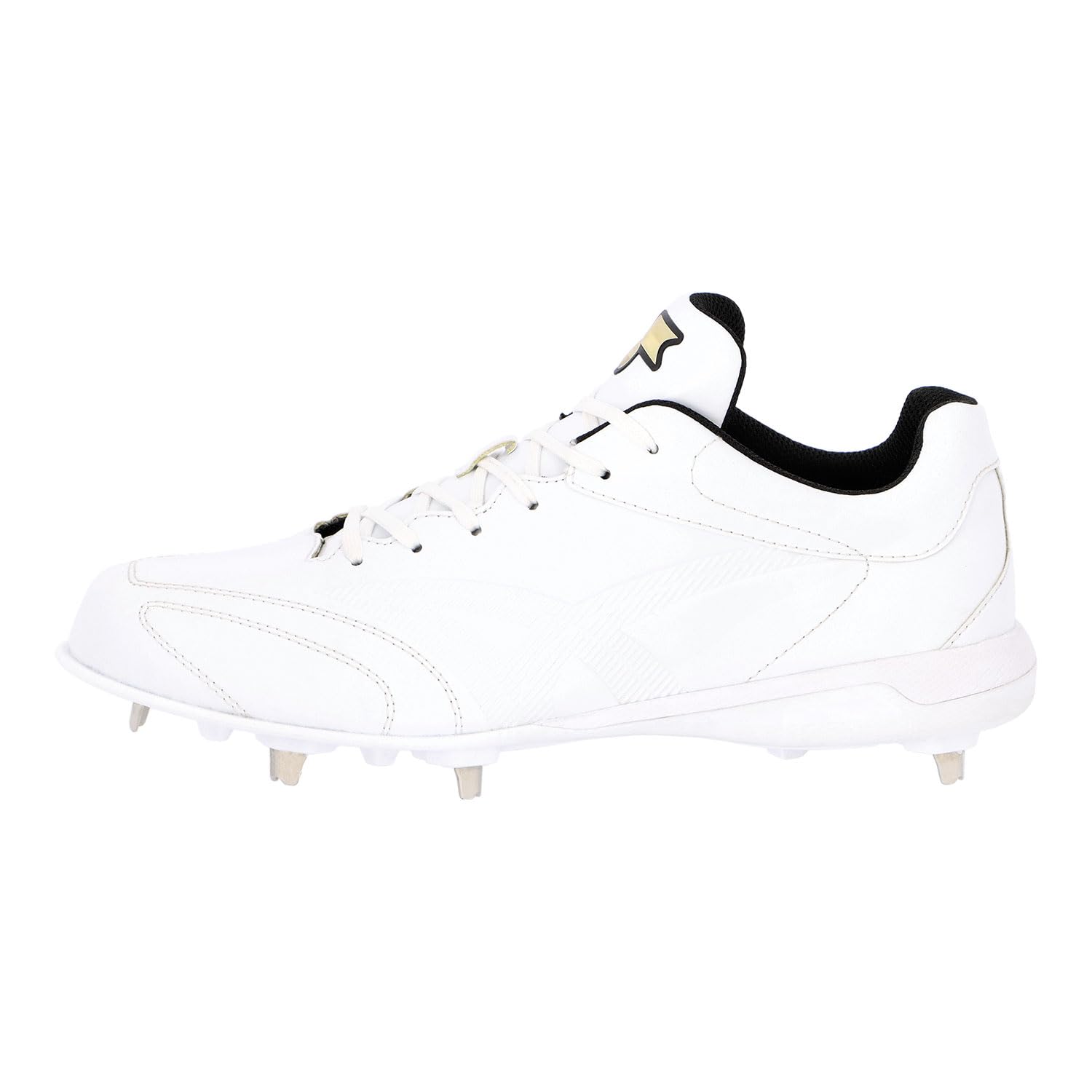 SSK(??????) Men's Baseball Cleats, White x White (1010), 8.5