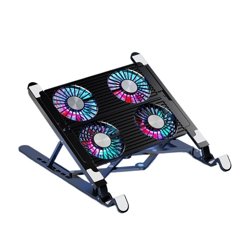 Portable Alloy Bracket Cooling Fan Laptop Computer Heat Sink(D)