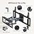 Full Motion TV Wall Mount for Most 37"-86" Flat/Curved TV up to 132lbs,Swivel Tilt Bracket with Articulating 6 Arms, Max VESA 600x400mm, Max 16” Wood Stud, MA02A