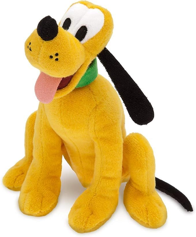 Pluto 8-Inch Mini Bean Bag Plush with Dog Tag for Kids