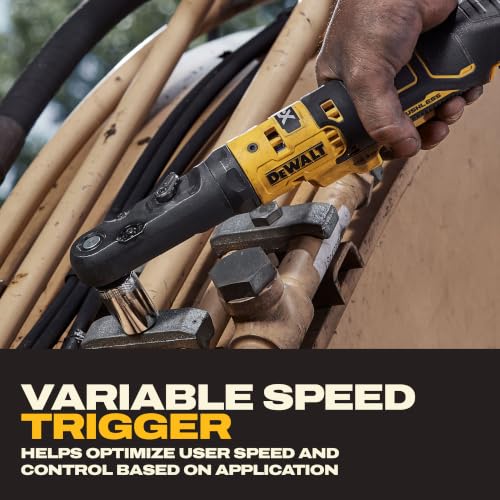 DEWALT 20V MAX XR Cordless Ratchet, 3/8" and 1/2" Sealed Head Ratchet, Bare Tool Only (DCF510B) - image 6