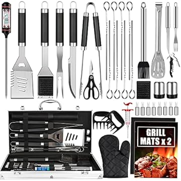 best grill set with case