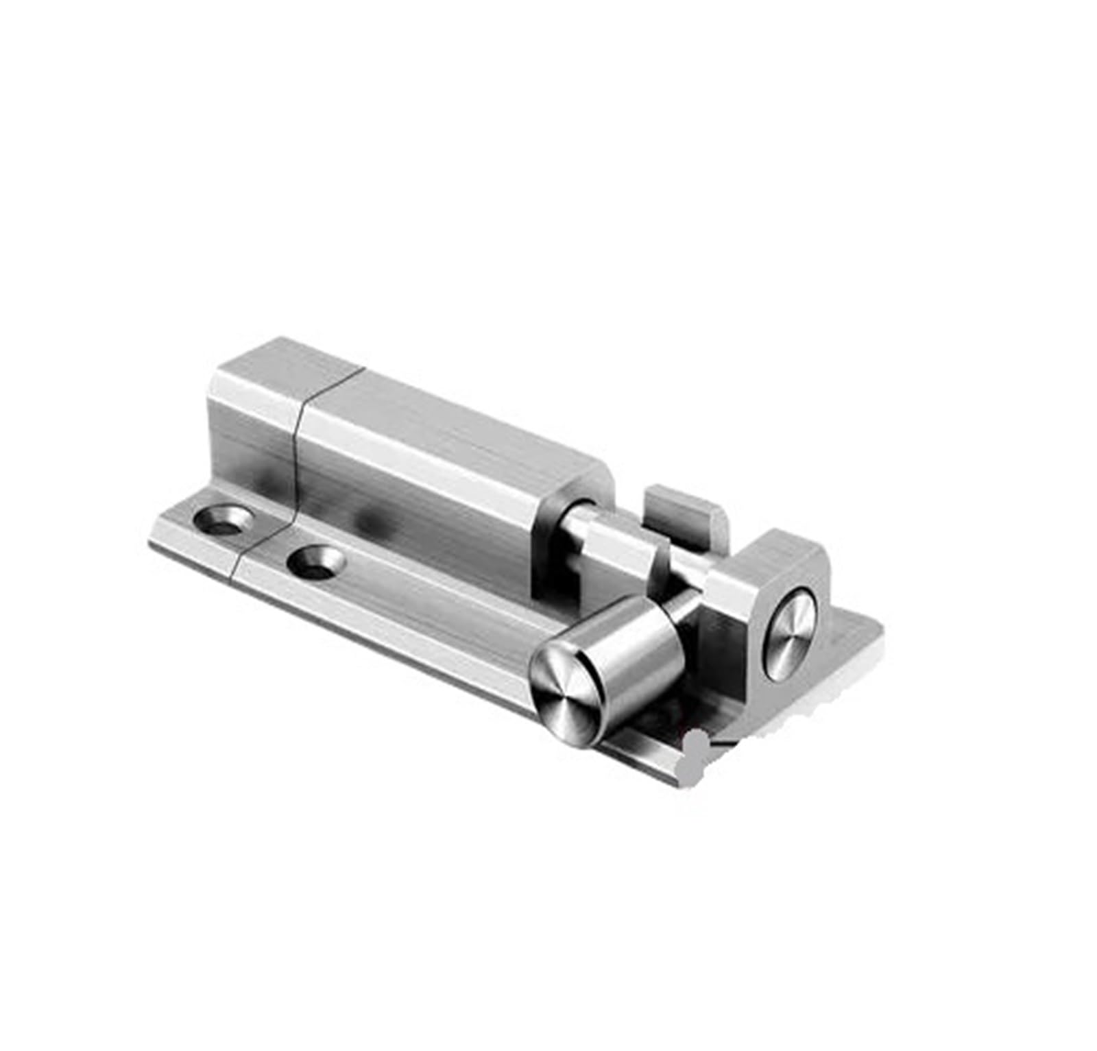 Ygmnqal One Color 1 Set Stainless Steel Door Latch Safety Lock Bolt Sliding Window Barrel Security Bar Hardware(9.2Cm)
