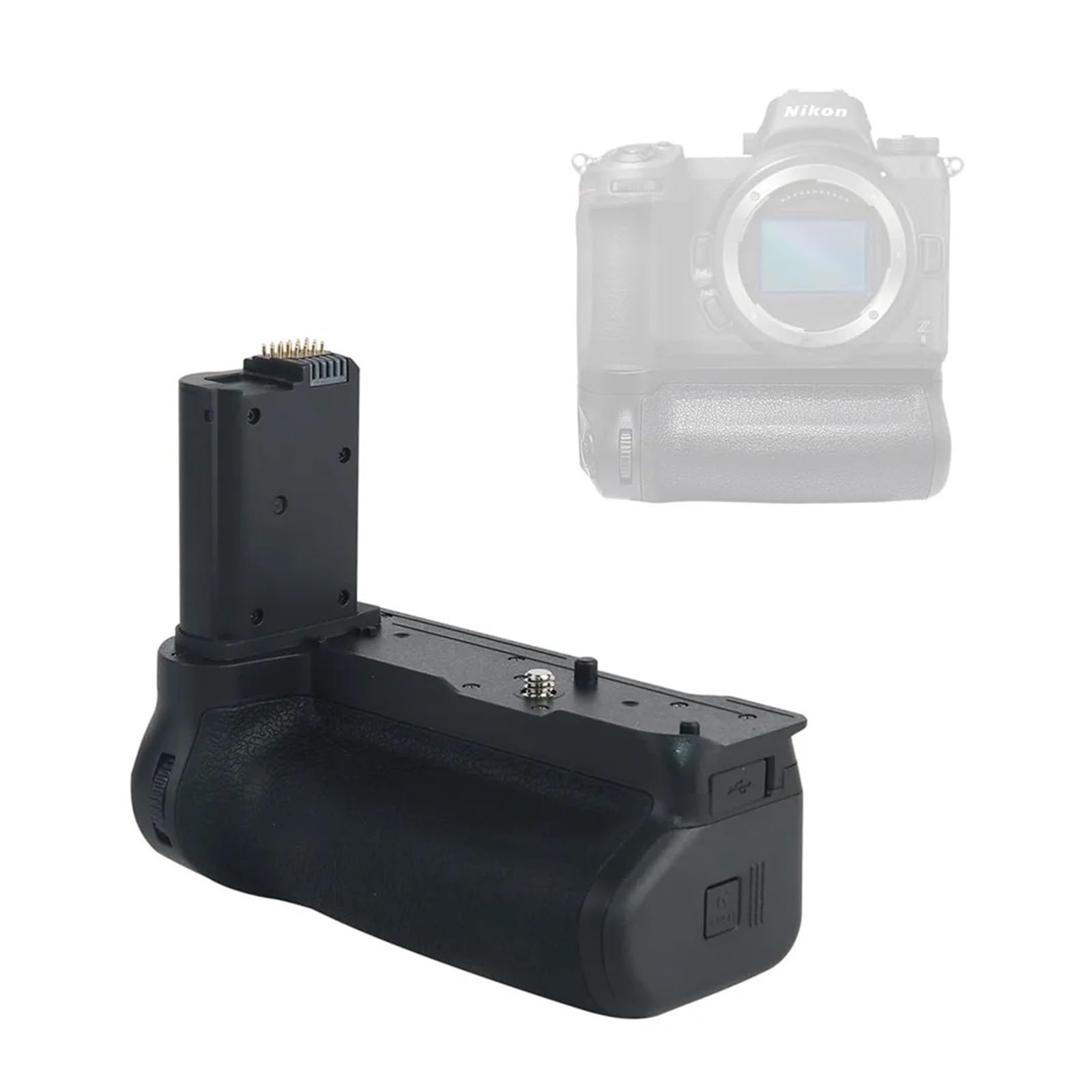 Impugnatura verticale Z8 MB-N12 con 2 batterie EN-EL15 | Impugnatura MB-N12, doppio slot for batteria, fotocamera Z8, ritratti, compatibile EN-EL15A/B/C
