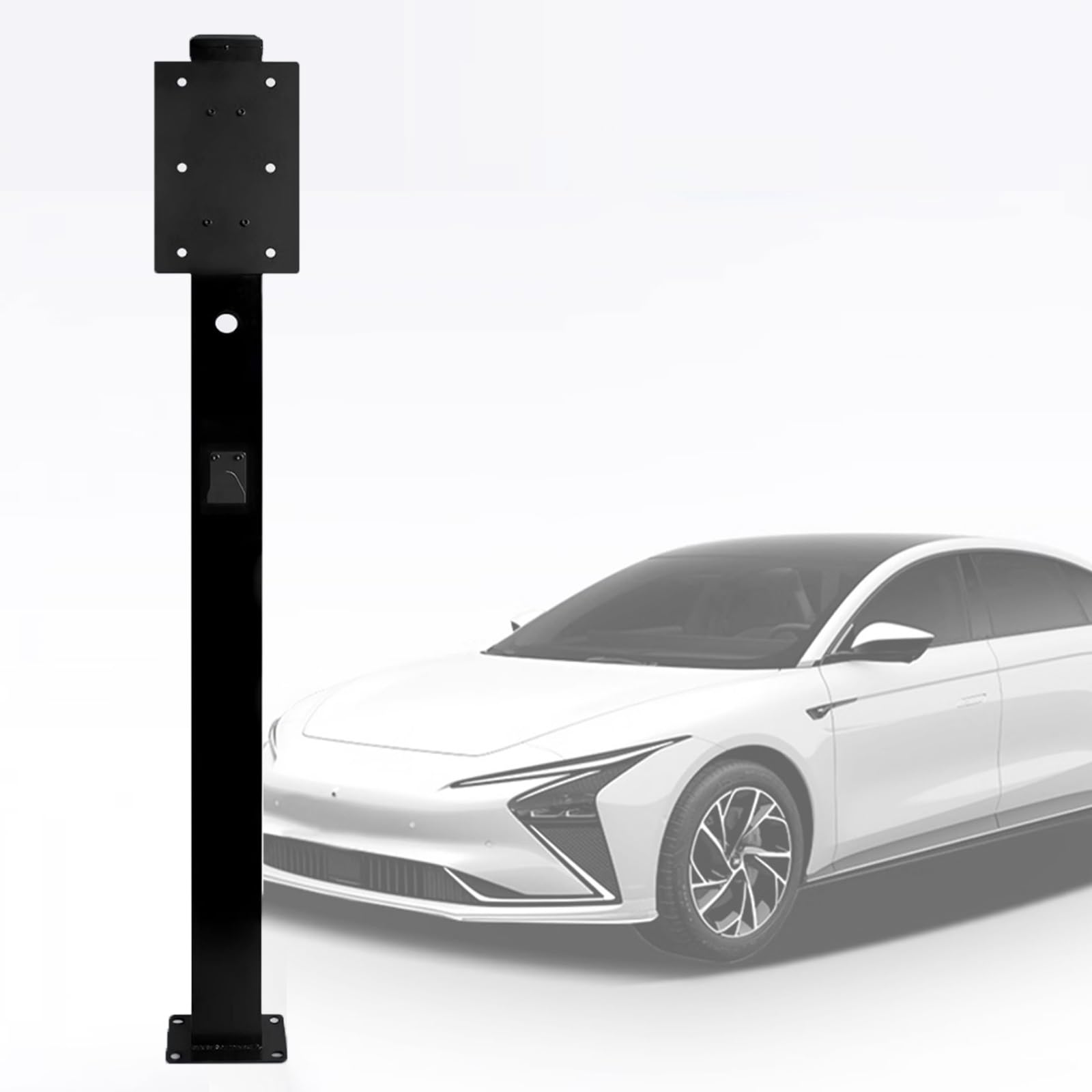 Support de chargeur durable pour VE résistant aux chocs et intempéries de jardin