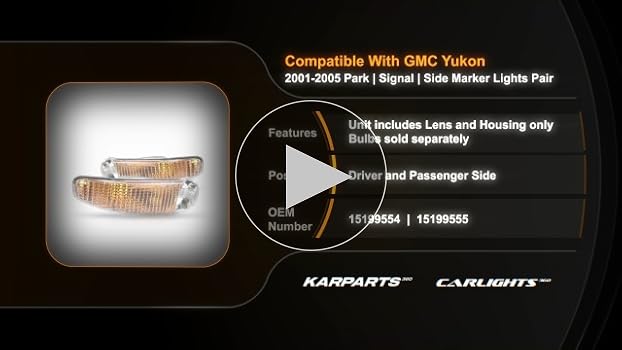 GMC YUKON ユーコン　C1500 サイドマーカー　新品　左右セット GMC YUKON ユーコン C1500 サイドマーカー 新品 左右セット