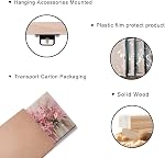 TEKMENT Beautiful Blooming Pink Flowers Painting Plants Wall Art Decor Artwork for Bedroom (20x40 Inches)
