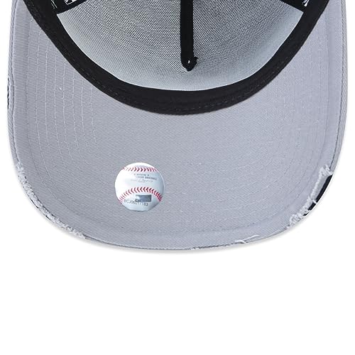 Bone New Era 9FORTY A-Frame MLB New York Yankees Destroyed