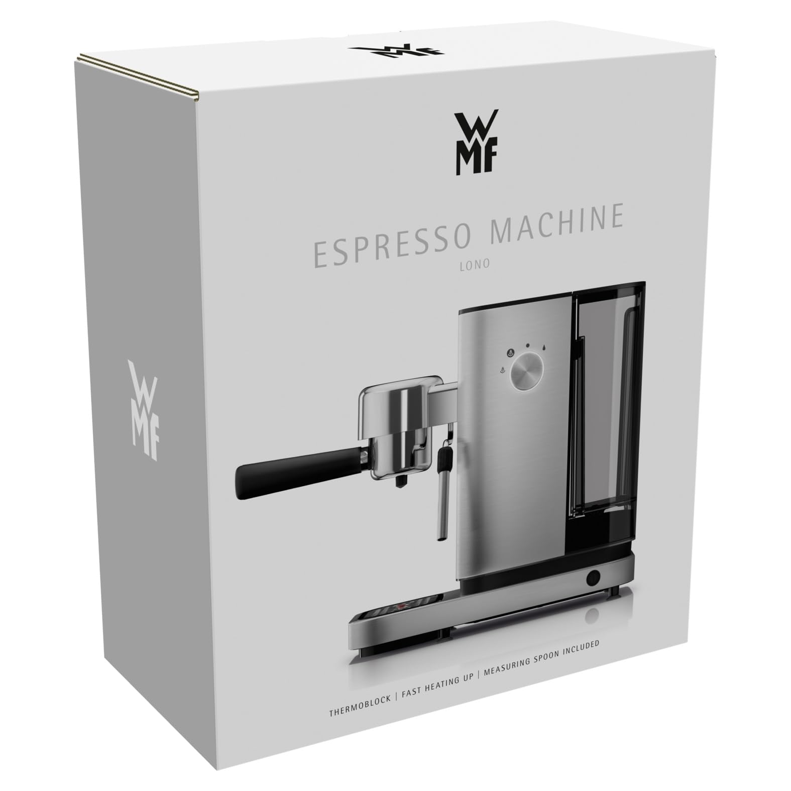 WMF Lono Espressomaschine Siebträger 1350 Watt 15 bar Edelstahl matt