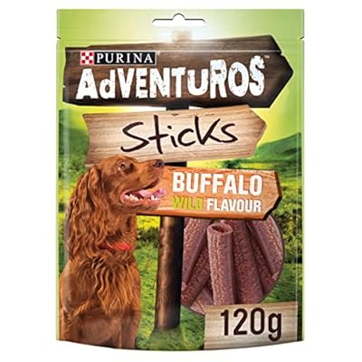 Adventuros Sticks Dog Treats Buffalo Flavour 120g
