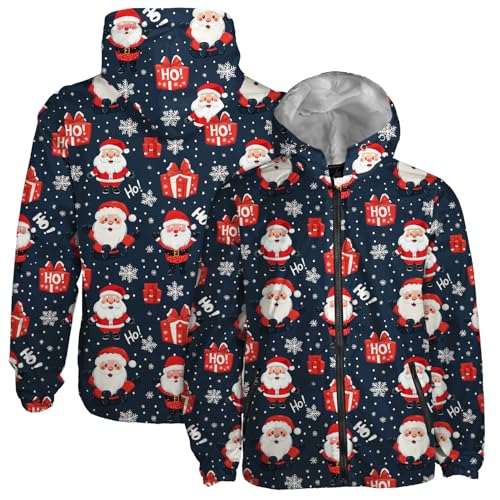 Rain Jacket Men Women, Hawaiian Pattern Printed, Water Resistant Running Hiking Jacket Hooded Windbreaker