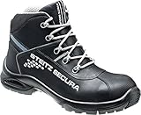 Aluminiumkappe Steitz Secura VX 7750 Perbunan Sicherheits-Stiefel S3 SRC ESD EN ISO 20345 schwarz grau  040