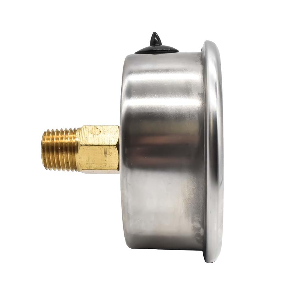 Oil Filled Pressure Gauge 1500 PSI - 2.5" Dial, 1/4" NPT Bottom Mount (G7022-1500)