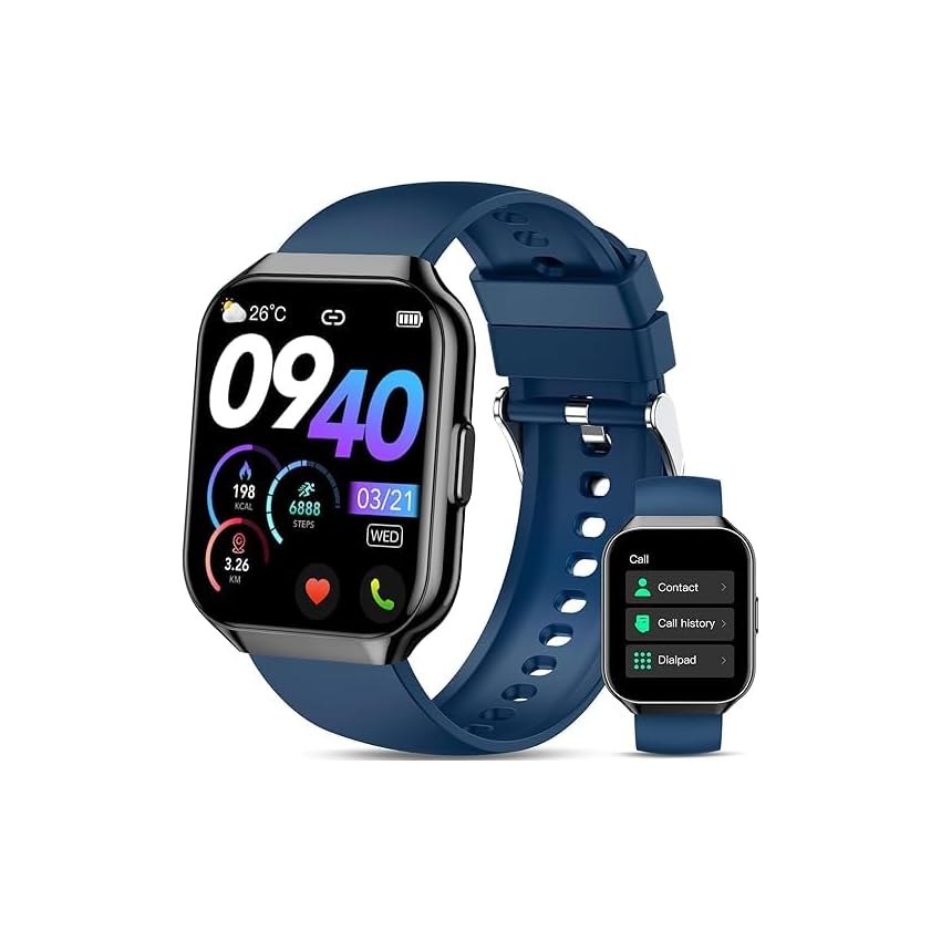 QCOQ® Smartwatch Uomo Donna, 1.96