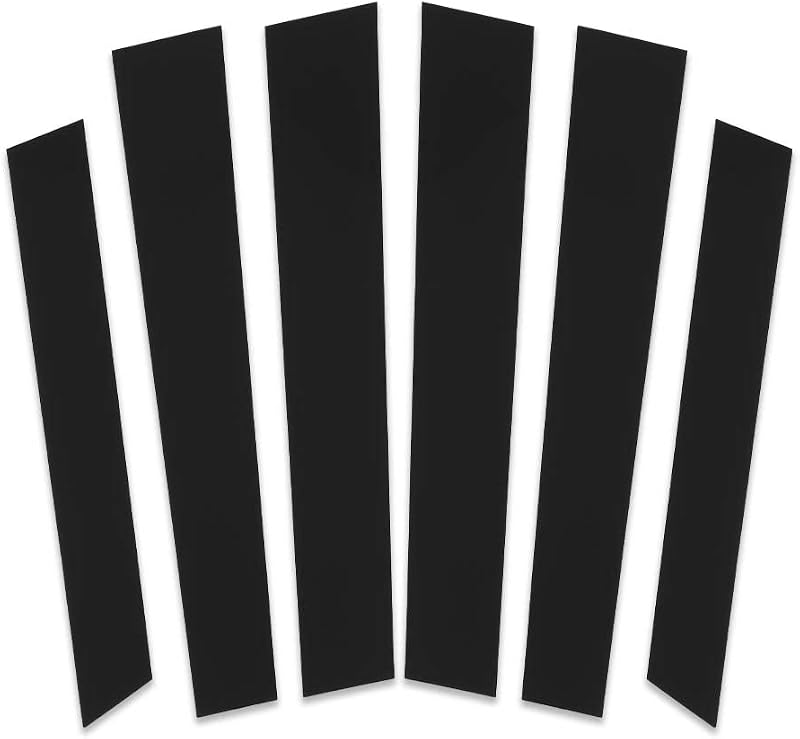 Molduras das Colunas das Janelas PIT66 em ABS Preto para Honda CR-V 2007 a 2011 – Kit com 6 peças