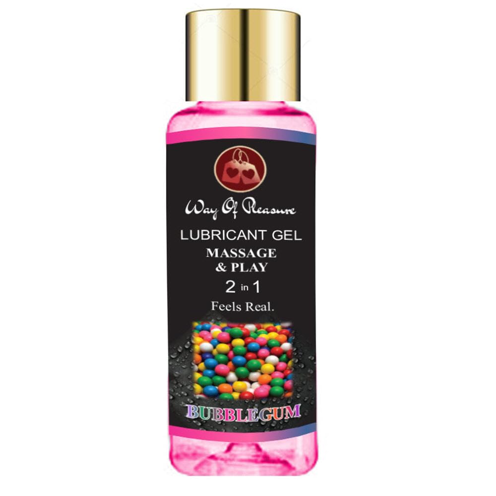 Way Of Pleasure Lube Flavoured Lubricant Gel Water Based Lube Bubblegum