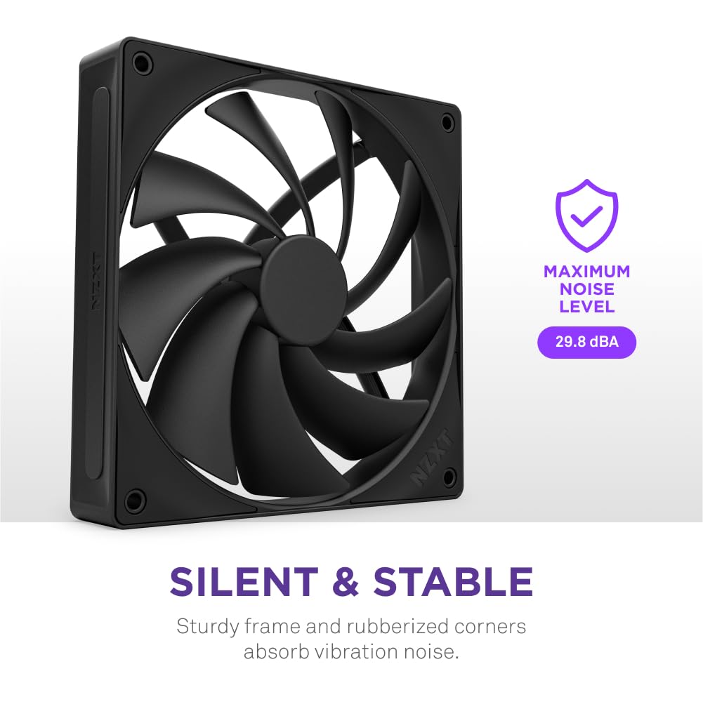 NZXT F140Q Quiet PC Case Fan - Black -7 NZXT F140Q Quiet PC Case Fan - Black -7