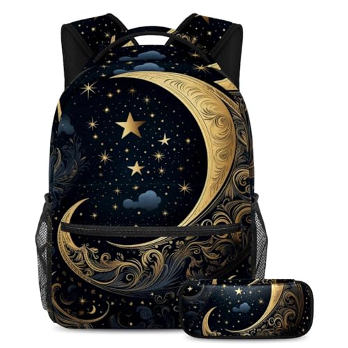 Lot de 2 cartables pour enfants sacs à dos de style Ramadan multicolores pour ados et écoliers