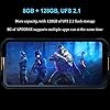 Rugged Smartphone,OUKITEL WP10 5G Unlocked Phones,6.67''FHD+8000MAH Battery 18W Fast Charge,8GB+128GB Android 10,48MP AI Camera,Fingerprint/Face ID/NFC,Waterproof Cell Phone Global Version Black