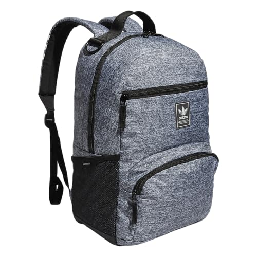 adidas Originals National 2.0 Backpack, Jersey Onix Grey/Black/White, One Size