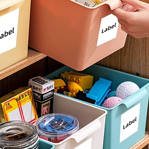 Image of 100 Sheets 200 Labels Half Sheet Self Adhesive Shipping Labels for Laser & Inkjet Printers, 8.5 inch x 5.5 inch Shipping Mailing Labels, 2 per Page Shipping Labels, 5 1 /2 x 8 1 /2 Half Sheet Labels