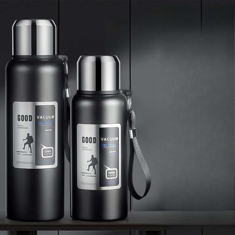 真空断熱 ステンレスボトルArcticDeer 48時間保温 316ステンレス 全鋼構造 茶フィルター 大容量 アウトドア キャンプ