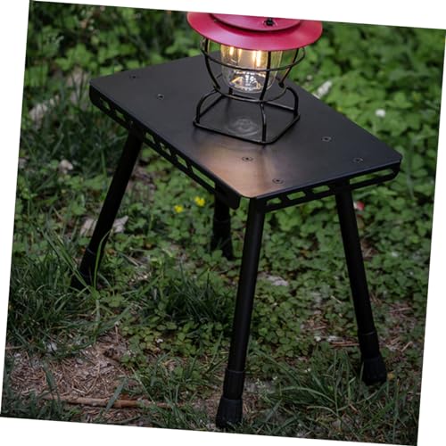 Table de camping pliante en fer compacte et legere pour randonnee