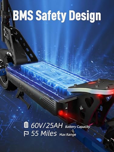 Electric Scooter for Adults, 5000W Dual Motor Off Road