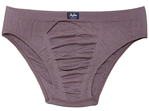 Image of Bralux Mens Briefs Combed Cotton Solid Underwear Combo Set with Soft Concealed Waistband