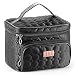 DRQ Travel Makeup Bag with Mirror-Multifunction Portable Toiletry Bag Large Cosmetic Make up Pouch Organizer for Women Cosmetic Duffle Weekender