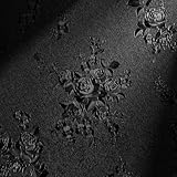 Erfoni Black Peel and Stick Wallpaper Black Floral Embossed Contact Paper 17.7inch×196.8inch Removable Textured Flower Wallpaper Self Adhesive Thicken Bedroom Countertops Cabinets Contact Paper