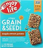 Enjoy Life Foods Crispy Grain & Seed Bars, Maple Sweet Potato, 5 Bars, 1 oz (28 g) Each