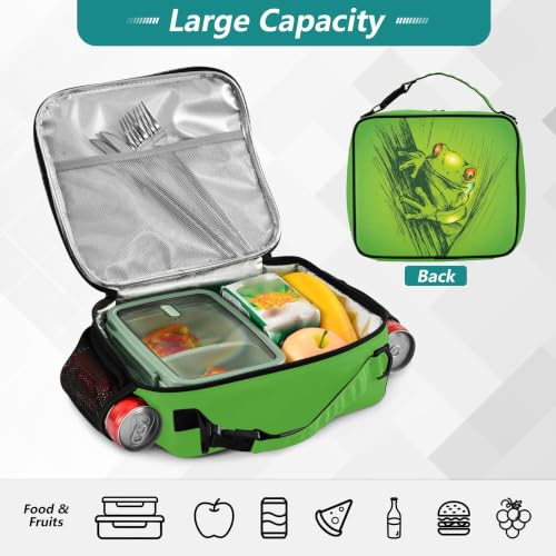 Bolsas de almuerzo aisladas reutilizables lonchera térmica para niños 7