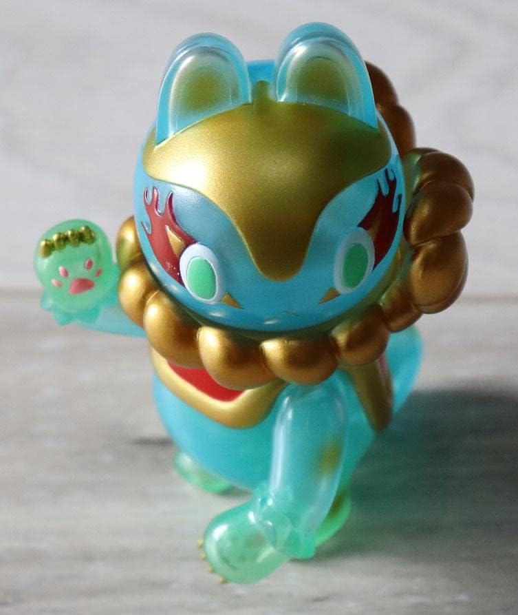 郷土玩具怪獣イヌハリゴン スケルトン イラスト ソフビ 照紗 照 紗