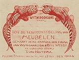 Uitnodigingskaart voor tentoonstelling van meubelen (1878-1900) Poster Print by Theo van Hoytema (18 x 24)