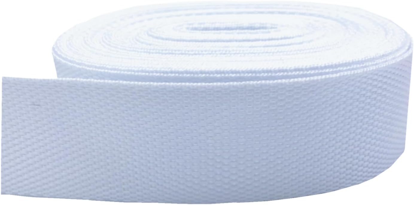 1.5 Inch Lightweight Polypropylene Webbing Strap Tape for Bags, Gear Repair, pet Collars, DIY Craft