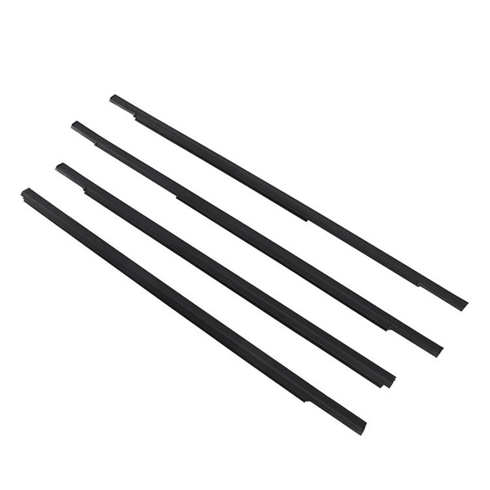Yuqudgelky One Color 4Pcs Door Window Weatherstrip Mould Kit For Patrol Y61 Gu 80820Vb000 80821Vb000 82821Vb000 82820Vb000