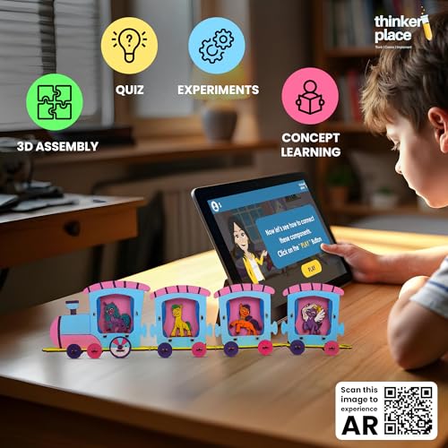 Image of My Little Pony DIY Mini Train Photo Frame Interactive Learning Educational | Perfect Birthday & Return Gift | STEM 3D Puzzle for 3, 4, 5+ Year Boys & Girls