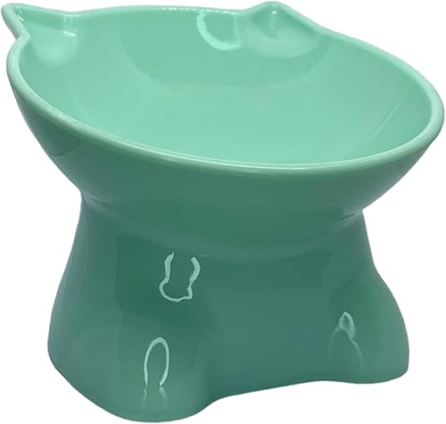 Miniatura 6 de Cuencos elevados inclinados para gatos, cuenco de comida antivómitos para gatos, cuencos elevados de comida para gatos, plástico como cuenco elevado