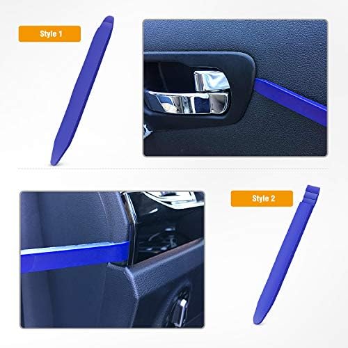 GOOACC 5PCS Auto Trim Removal Tool Kit No-Scratch Pry Tool Kit for Car Door Clip Panel & Audio Dashboard Dismantle -5PCS - 3