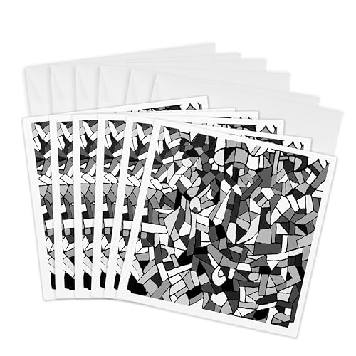 Carte de voeux motif mosaïque Gaudi élégant pour sublimer vos messages écrits