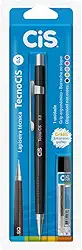 Lapiseira Técnica 0.5mm + Grafite, CiS, TecnoCis, 250.5001, Preto, 1 Unidade